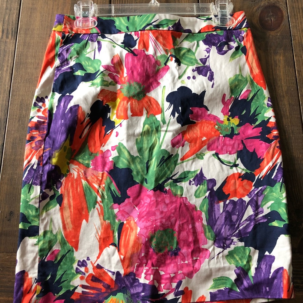 Floral Pencil Skirt
